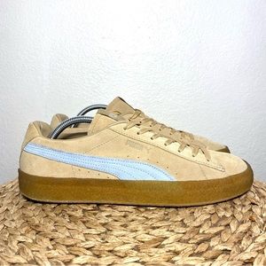 Puma Maison kitsune x suede crepe tan blue